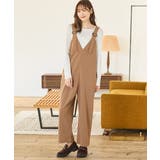 ダークベージュ | ボトムス オールインワン サロペット | Honeys