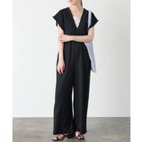 ブラック | ボトムス オールインワン サロペット | Honeys