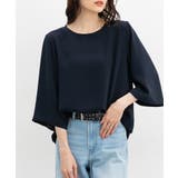 ネイビー | トップス ブラウス オフィス | Honeys