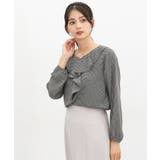 トップス ブラウス 長袖 | Honeys | 詳細画像9 