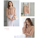 【WEB限定】トップス ブラウス 長袖 | Honeys | 詳細画像14 