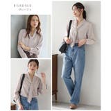 【WEB限定】トップス ブラウス 長袖 | Honeys | 詳細画像15 