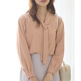 ピンク | 【WEB限定】トップス ブラウス 長袖 | Honeys