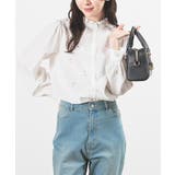 ホワイト | トップス ブラウス 長袖 | Honeys