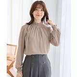 ピンクベージュ | トップス ブラウス 長袖 | Honeys