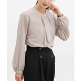 ピンクグレー | トップス ブラウス 長袖 | Honeys