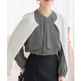 千鳥柄 | トップス ブラウス 長袖 | Honeys