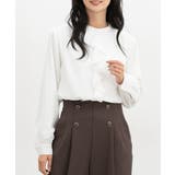 アイボリー | トップス ブラウス 長袖 | Honeys