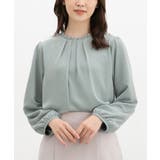 スモーキーミント | トップス ブラウス 長袖 | Honeys