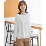 アイボリー | トップス ブラウス 長袖 | Honeys