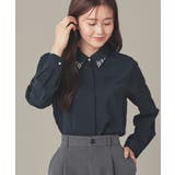 ネイビー | トップス シャツ ブラウス | Honeys