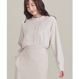 グレージュ | トップス ブラウス 長袖 | Honeys