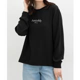 ブラック | トップス ブラウス 長袖 | Honeys