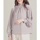 グレージュ | トップス ブラウス 長袖 | Honeys