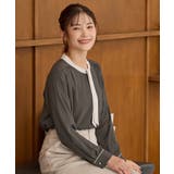 チャコール | トップス ブラウス 長袖 | Honeys