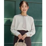 グレージュ | トップス ブラウス 長袖 | Honeys