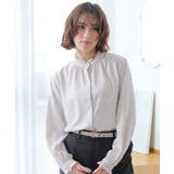 グレージュ | トップス ブラウス 長袖 | Honeys