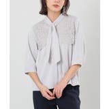 トップス ブラウス ボウタイブラウス | Honeys | 詳細画像11 