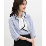 サックス | トップス ブラウス オフィス | Honeys