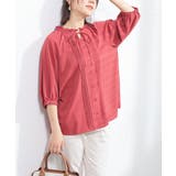 レッド | トップス ブラウス フリル | Honeys