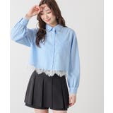 ブルー | トップス シャツ ブラウス | Honeys