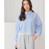 ブルーストライプ | トップス シャツ ブラウス | Honeys