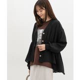 ブラック | トップス シャツ ブラウス | Honeys