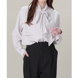 グレージュ | トップス ブラウス 長袖 | Honeys