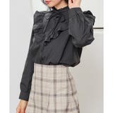 ブラック | トップス ブラウス 長袖 | Honeys