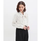 オフ×ピンク | ブラウス トップス 長袖 | Honeys