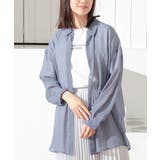 ダークブルー | シャツ レディース ブラウス | Honeys