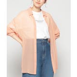 オレンジ | シャツ レディース ブラウス | Honeys