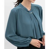 ブルーグリーン | トップス ブラウス 長袖 | Honeys