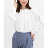 ホワイト | トップス ブラウス 長袖 | Honeys