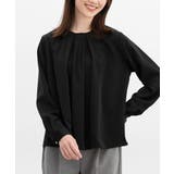 ブラック | トップス ブラウス 長袖 | Honeys