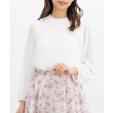 ホワイト | トップス ブラウス 長袖 | Honeys