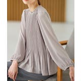 ピンクグレー | トップス ブラウス 長袖 | Honeys