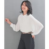 アイボリー | トップス ブラウス 長袖 | Honeys