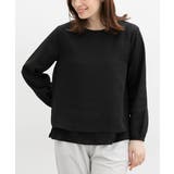 ブラック | トップス ブラウス 長袖 | Honeys