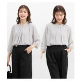 トップス ブラウス 大きいサイズ | Honeys | 詳細画像9 