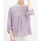 ラベンダー | トップス ブラウス 大きいサイズ | Honeys