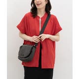 レッド | トップス ブラウス 半袖 | Honeys