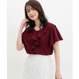 ボルドー | トップス ブラウス 半袖 | Honeys