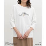 トップス Tシャツ ７分袖Tシャツ | Honeys | 詳細画像3 