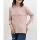 ピンク | トップス Tシャツ ７分袖Tシャツ | Honeys
