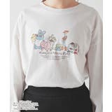 アイボリー | トップス カットソー 長袖 | Honeys