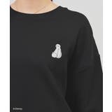 ブラック | トップス スウェット 長袖 | Honeys