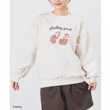 アイボリー | トップス スウェット 長袖 | Honeys