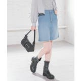 ユーズド薄ブルー | ボトムス スカート ミニスカート | Honeys