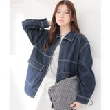 インディゴ | アウター ジャケット Gジャン | Honeys